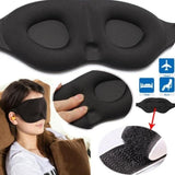 Máscara de ojos para dormir 3D Ayuda para el descanso Ayuda para la máscara de ojos Parche Acolchado Máscara de dormir suave Con los ojos vendados Ojo Relax Masajeador Herramientas de belleza