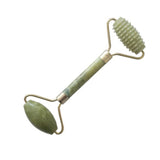 Rodillo de masaje facial Cabezas dobles Jade Stone Lifting facial Manos Cuerpo Piel Relajación Adelgazamiento Belleza Salud Cuidado de la piel Herramientas
