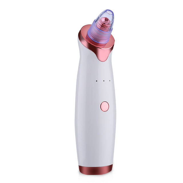 Eliminador de acné eléctrico Point Noir Blackhead Vacuum Extractor Tool Manchas negras Limpiador de poros Cuidado de la piel Limpiador de poros facial Máquina