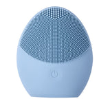Cepillo de limpieza facial de silicona mini Limpiador facial eléctrico Limpiador facial eléctrico Cepillo de masaje para limpieza profunda de la piel