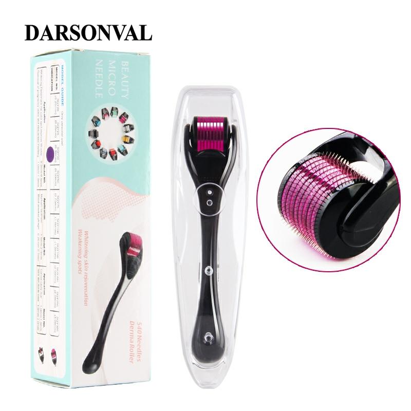 DARSONVAL DRS 540 derma roller micro agujas máquina de mezoroller de microagujas de titanio para el cuidado de la piel y el tratamiento corporal