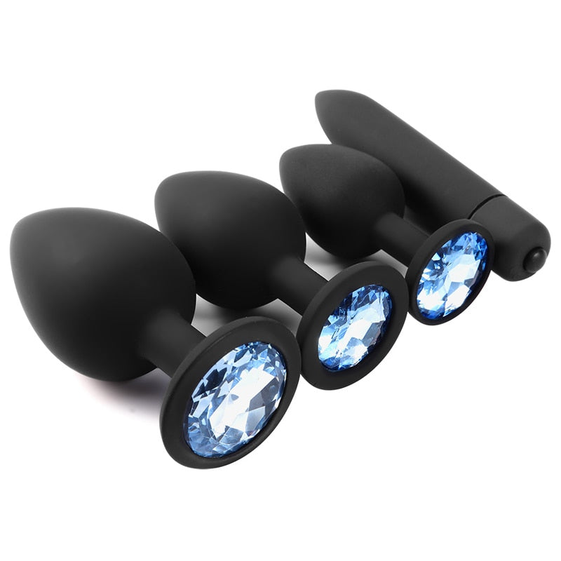 Diario adulto de silicona anal plug joyería consolador vibrador juguetes sexuales para mujer masajeador de próstata bullet vibrador butt plug para hombres gay